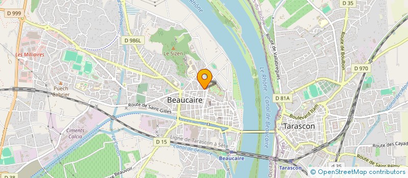 localisation de l'entreprise MADAME CYNDI SANCHEZ  BEAUCAIRE