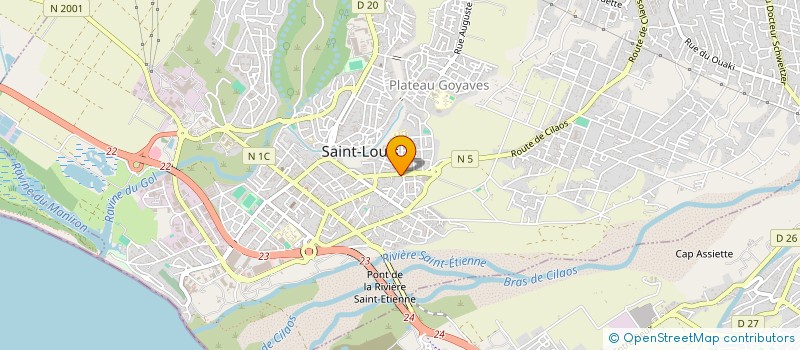 localisation de l'entreprise MADAME CYNDIA COUKAN à SAINT-LOUIS