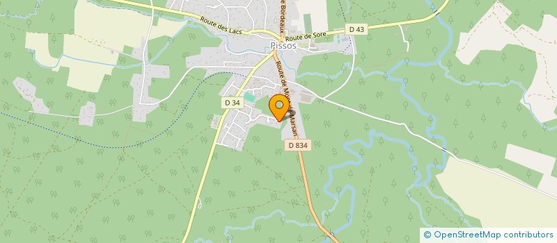 localisation de l'entreprise MADAME CYNDIA MARTINEZ  PISSOS