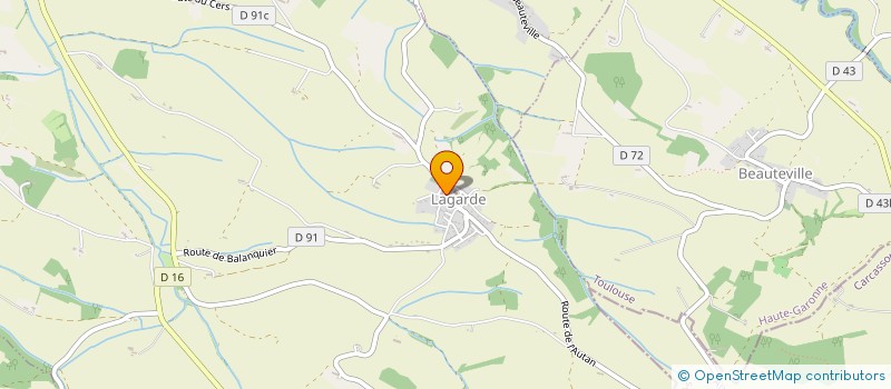 localisation de l'entreprise MADAME CYNDIE BENELLI  LAGARDE