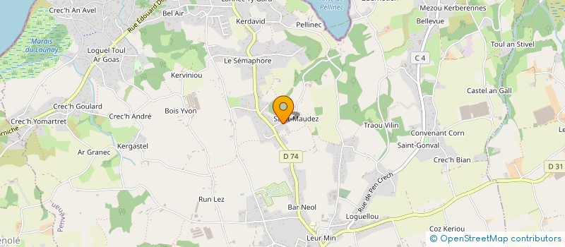 localisation de l'entreprise MADAME CYNDIE BICHAT  PENVENAN