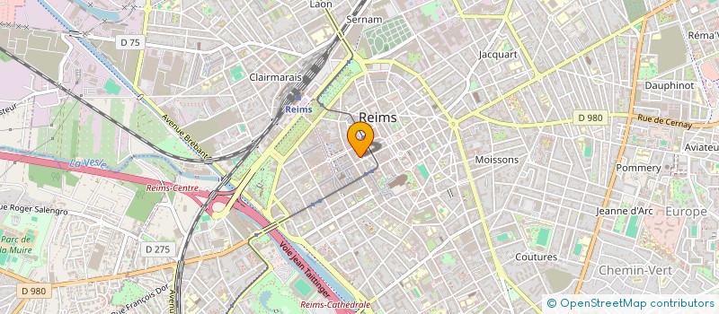 localisation de l'entreprise MADAME CYNDIE BRICOUT  REIMS