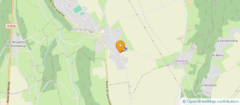 localisation de l'entreprise MADAME CYNDIE DESPRES  CAMPIGNY