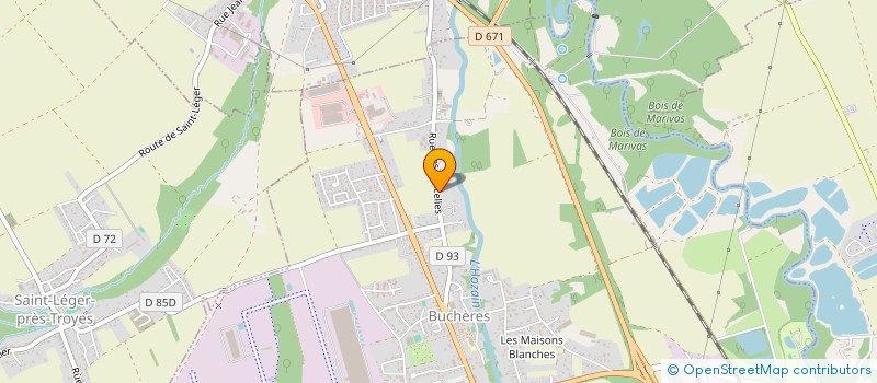 localisation de l'entreprise MADAME CYNDIE GRATTE  BUCHERES