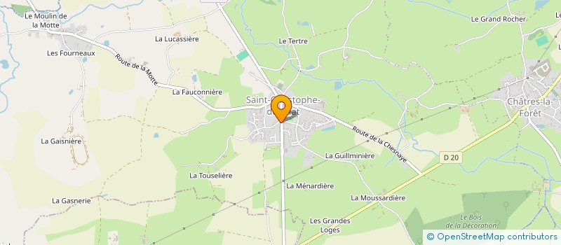 localisation de l'entreprise MADAME CYNDIE LAPORTE  EVRON