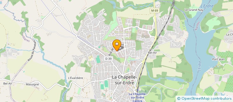 localisation de l'entreprise MADAME CYNDIE MARCHALAND à LA CHAPELLE-SUR-ERDRE