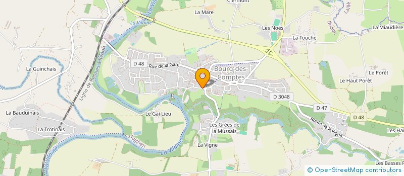 localisation de l'entreprise MADAME CYNDIE MAUGUET à BOURG-DES-COMPTES