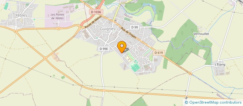 localisation de l'entreprise MADAME CYNDRA BERNARD  GUIGNES