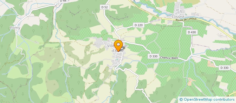 localisation de l'entreprise MADAME CYNDY HENSON  VILLELONGUE-D'AUDE