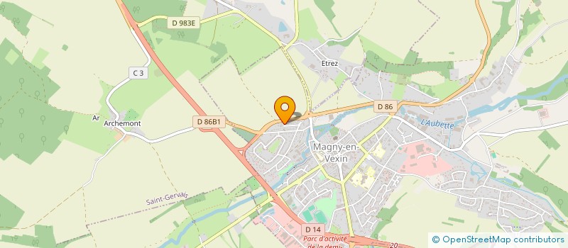 localisation de l'entreprise MADAME CYNTHIA AFONSO à MAGNY-EN-VEXIN