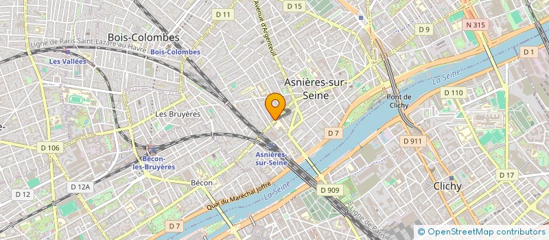 localisation de l'entreprise MADAME CYNTHIA AISSANI à ASNIERES-SUR-SEINE
