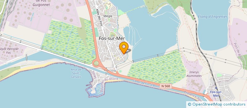 localisation de l'entreprise MADAME CYNTHIA AKMOUN  FOS-SUR-MER