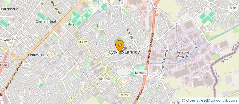 localisation de l'entreprise MADAME CYNTHIA ALLENDER  LYS-LEZ-LANNOY