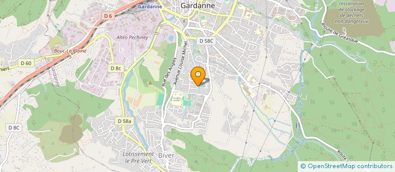 localisation de l'entreprise MADAME CYNTHIA ARNAUDO à GARDANNE
