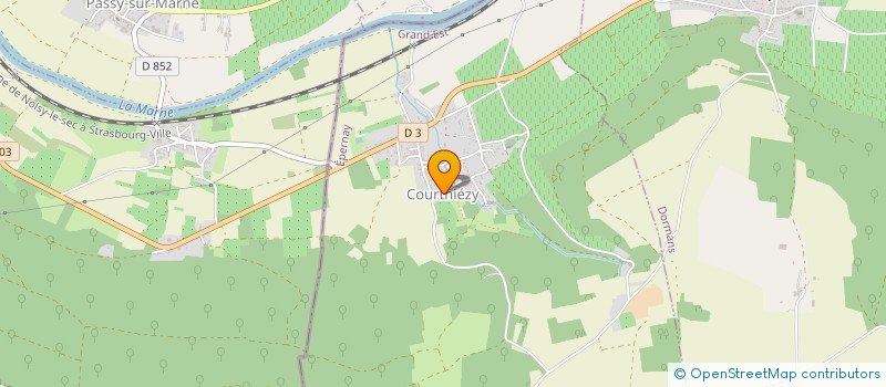 localisation de l'entreprise MADAME CYNTHIA ARNOULD  COURTHIEZY