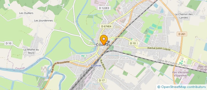 localisation de l'entreprise MADAME CYNTHIA AUMETTRE  COUTRAS