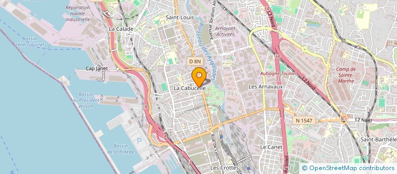 localisation de l'entreprise MADAME CYNTHIA AZZOUG à MARSEILLE