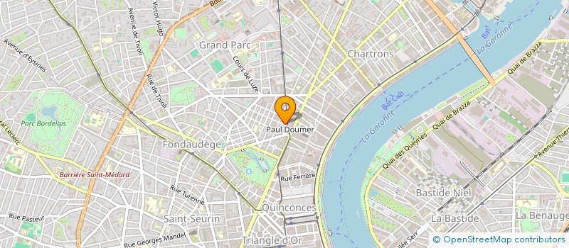 localisation de l'entreprise MADAME CYNTHIA BEAUDELOT à BORDEAUX