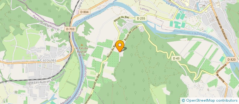 localisation de l'entreprise MADAME CYNTHIA BIALGUES  LANZAC