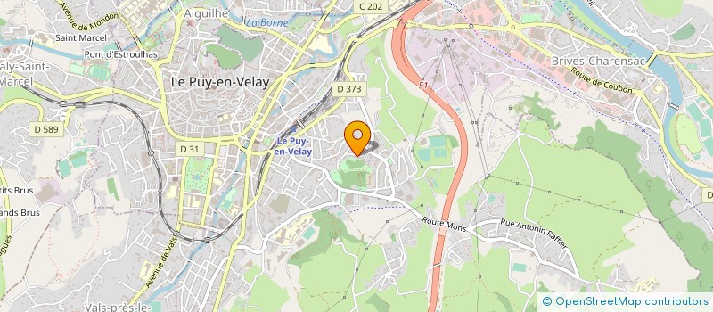 localisation de l'entreprise MADAME CYNTHIA BICHO  LE PUY-EN-VELAY