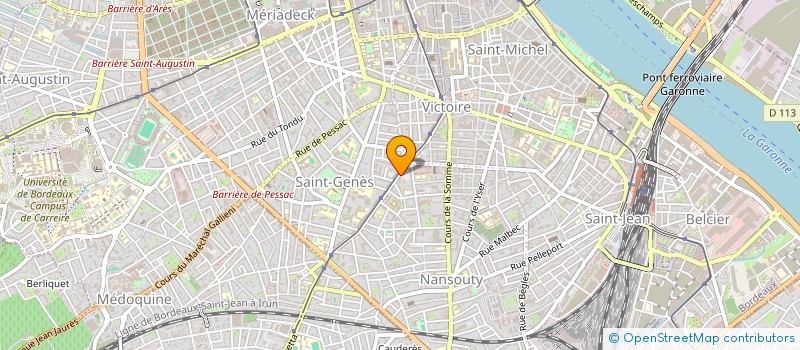 localisation de l'entreprise MADAME CYNTHIA BON  BORDEAUX