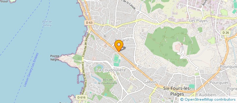 localisation de l'entreprise MADAME CYNTHIA BONGIORNO à SIX-FOURS-LES-PLAGES