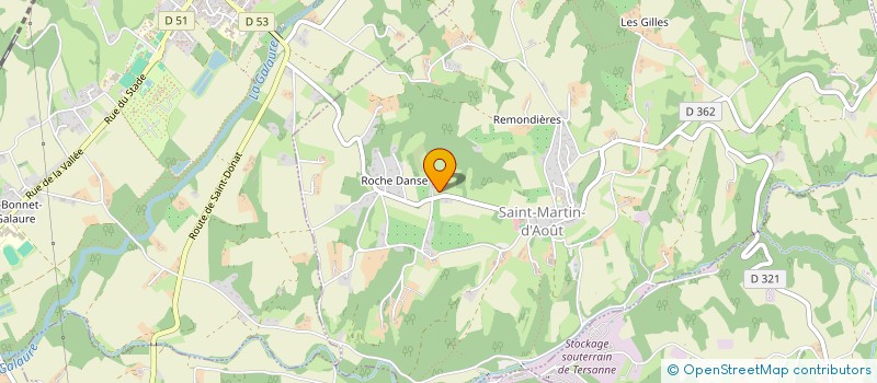 localisation de l'entreprise MADAME CYNTHIA BUSSEROLLES  SAINT-AVIT