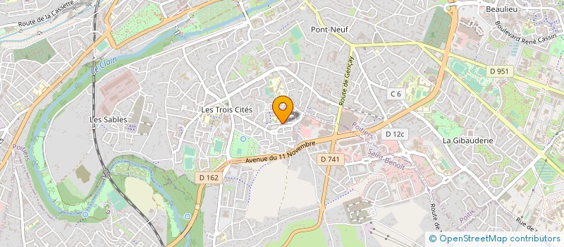 localisation de l'entreprise MADAME CYNTHIA CANCAN à POITIERS