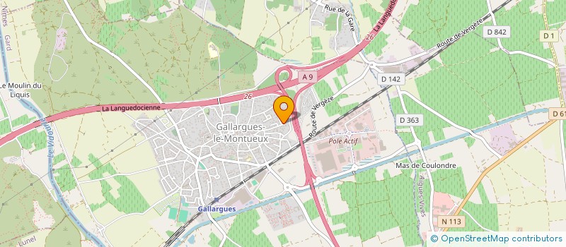 localisation de l'entreprise MADAME CYNTHIA CARDON à GALLARGUES-LE-MONTUEUX