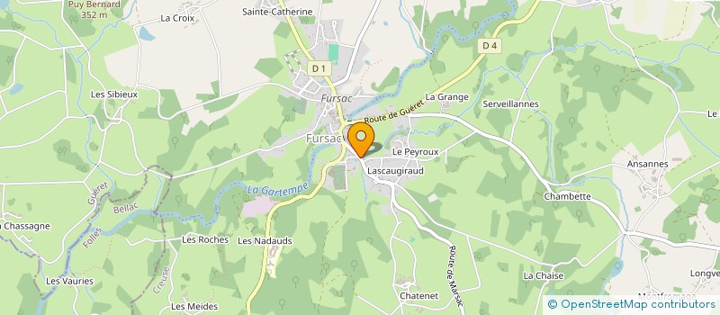 localisation de l'entreprise MADAME CYNTHIA CARIAT à FURSAC