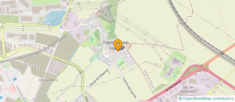 localisation de l'entreprise MADAME CYNTHIA CARIOU à TREMBLAY-EN-FRANCE