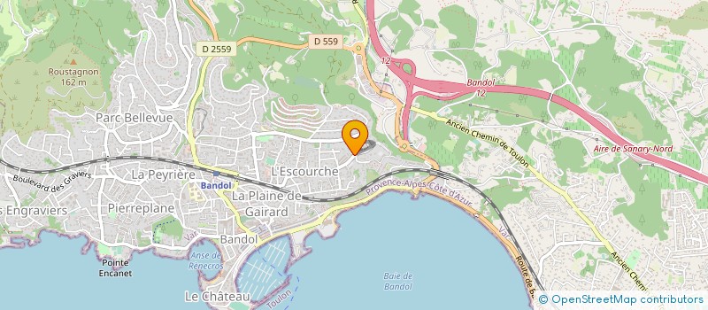 localisation de l'entreprise MADAME CYNTHIA CAZORLA à BANDOL