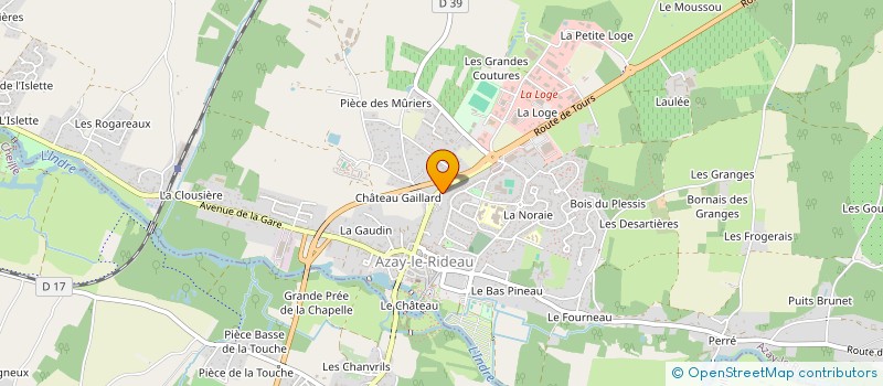 localisation de l'entreprise MADAME CYNTHIA CORBERY CYNTHIA  AZAY-LE-RIDEAU