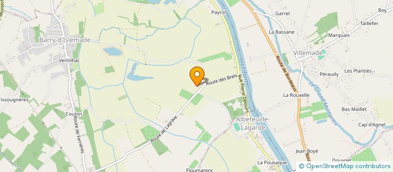 localisation de l'entreprise MADAME CYNTHIA CORNEVIN  BARRY-D'ISLEMADE