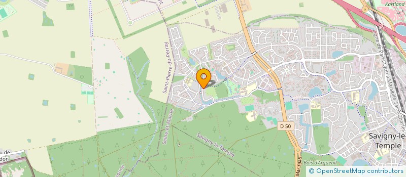 localisation de l'entreprise MADAME CYNTHIA COUCHI  SAVIGNY-LE-TEMPLE