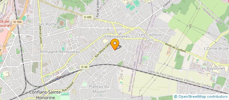 localisation de l'entreprise MADAME CYNTHIA COURDAVAULT  CONFLANS-SAINTE-HONORINE