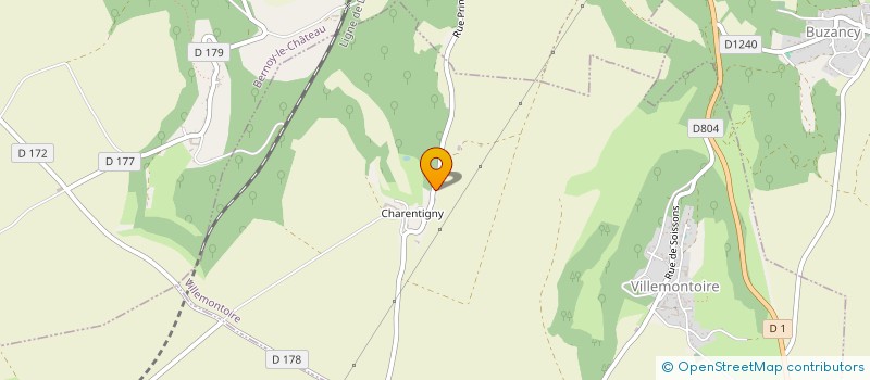 localisation de l'entreprise MADAME CYNTHIA COUTURIER  VILLEMONTOIRE