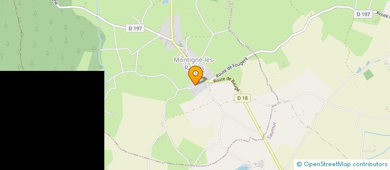 localisation de l'entreprise MADAME CYNTHIA CUVIER  HUILLE-LEZIGNE