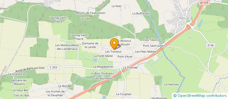 localisation de l'entreprise MADAME CYNTHIA CUZOU à SAINTE-MARIE