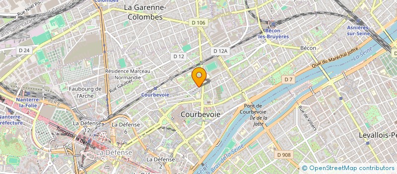 localisation de l'entreprise MADAME CYNTHIA CYNTHIA MENDES  COURBEVOIE