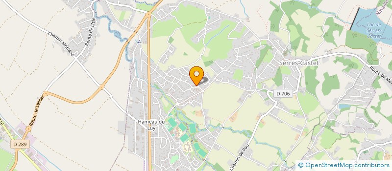 localisation de l'entreprise MADAME CYNTHIA DARRICAU  SERRES-CASTET