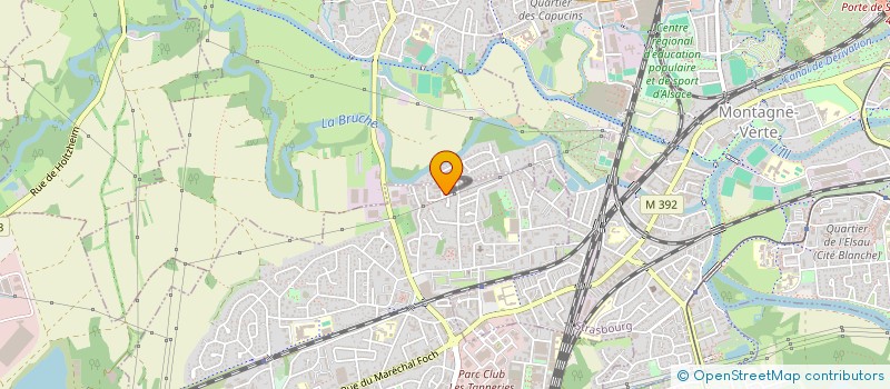 localisation de l'entreprise MADAME CYNTHIA DAVID  LINGOLSHEIM