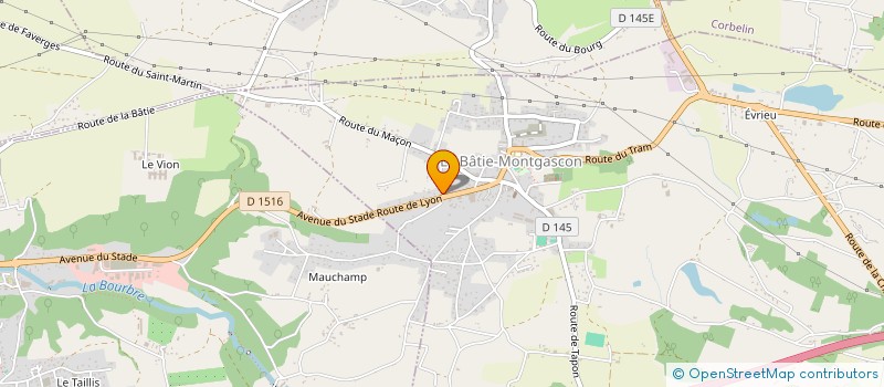 localisation de l'entreprise MADAME CYNTHIA DE ARAUJO  LA BATIE-MONTGASCON