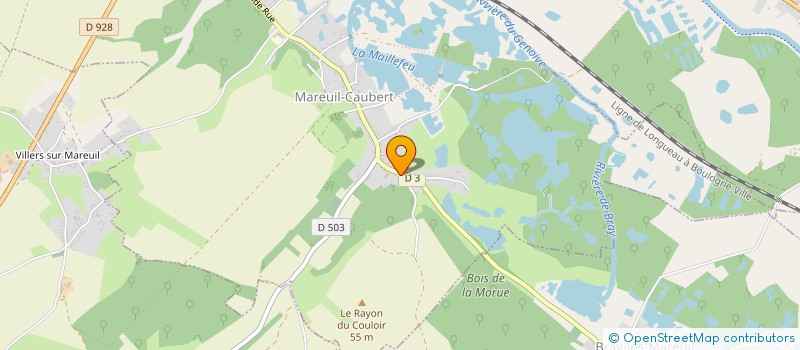 localisation de l'entreprise MADAME CYNTHIA DECROIX  HUPPY