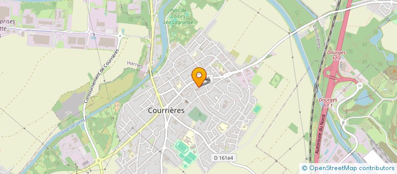 localisation de l'entreprise MADAME CYNTHIA DELTOUR à COURRIERES