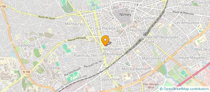 localisation de l'entreprise MADAME CYNTHIA DEPREZ  NIMES