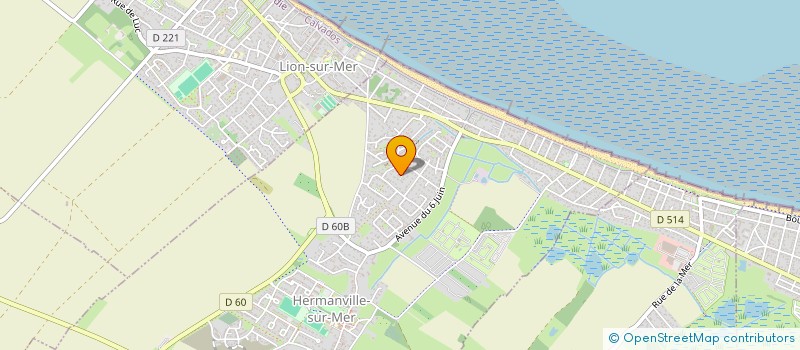 localisation de l'entreprise MADAME CYNTHIA DUPUIS  HERMANVILLE-SUR-MER