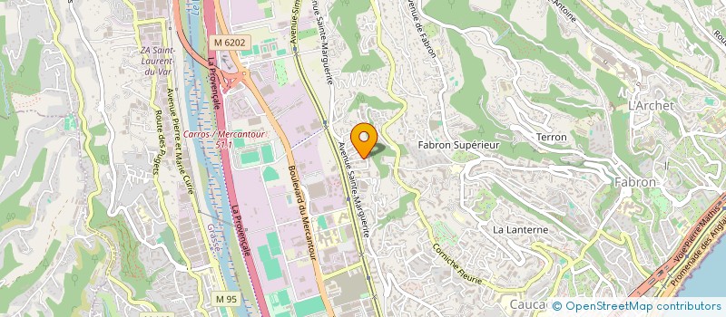 localisation de l'entreprise MADAME CYNTHIA DURIOT  VENCE