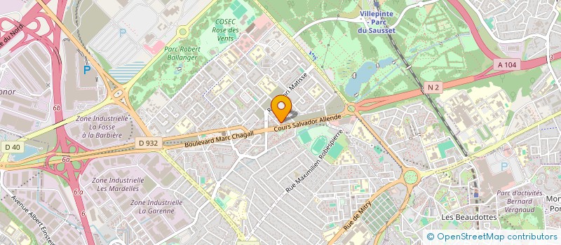 localisation de l'entreprise MADAME CYNTHIA EPEE GAMBOU à AULNAY-SOUS-BOIS