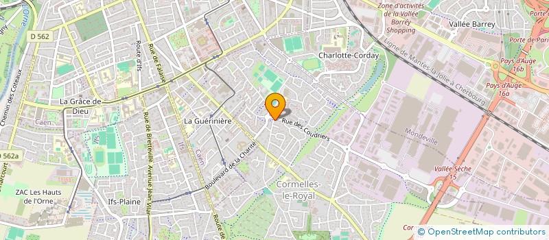 localisation de l'entreprise MADAME CYNTHIA EVRARD  CORMELLES-LE-ROYAL